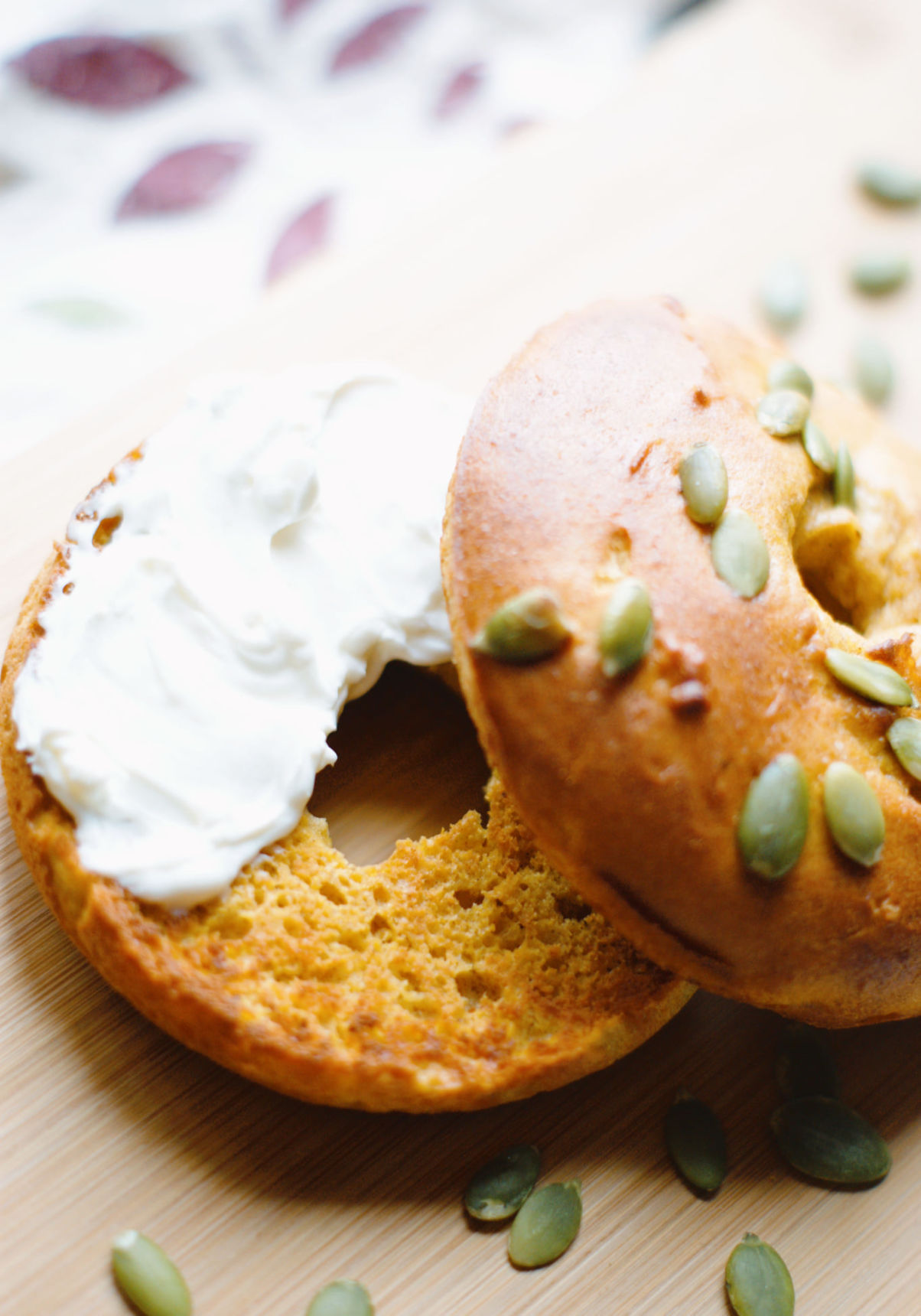 MadHouse Bakes Pumpkin Spice Bagels